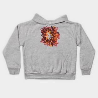 Forest Fire Burst Kids Hoodie